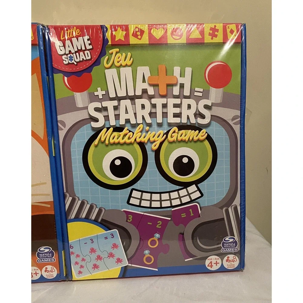 *New in‎ Packaging* Spin Master Match and Learn Puzzle Games (Set of 4)